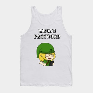 wrong password (ben drowned) Tank Top